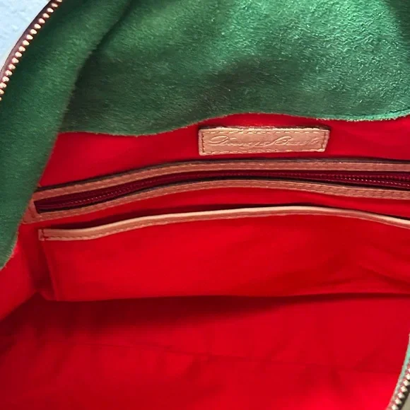 Dooney & Bourke Florentine large leather satchel Oyster color - Picture 15 of 17